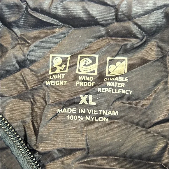 The North Face Packable Windbreaker Jacket Hooded Lightweight XL Black - Picture 3 of 10